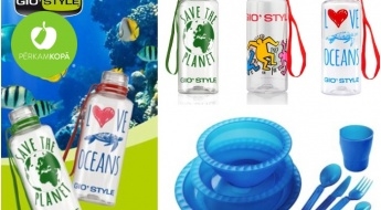 "GioStyle" dzērienu pudeles un vairākkārt lietojami plastmasas trauki