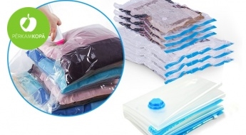 Вместительные вакуумные мешки для удобного хранения одежды - с ароматом или без (50 x 70 и 60 x 80 см)