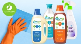 Tīrai videi un mājoklim! "Ecoleaf" un "Ecover" dabīgie tīrīšanas līdzekļi
