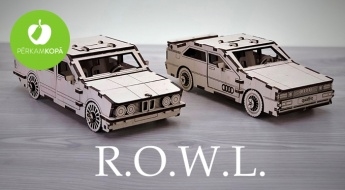 Radīts Latvijā! Aizrautīga nodarbe visai ģimenei! AUDI COUPE B2 QUATTRO un BMW M5 E28 koka konstruktori-automašīnas "Saliec pats"