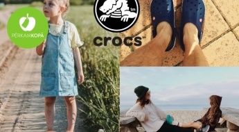 CROCS oriģinālās sandales un iešļūcenes visai ģimenei dažādās krāsās