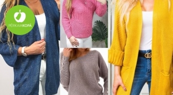 Sieviešu džemperi un garās jakas - 14 skaisti modeļi dažādām gaumēm