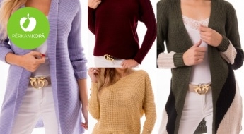 Ērti sieviešu džemperi un garās jakas - 23 skaists modelis dažādām gaumēm