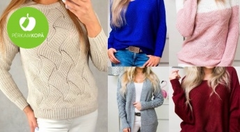 RUDENS AKTUALITĀTE! Skaisti sieviešu džemperi un garās jakas dažādām gaumēm
