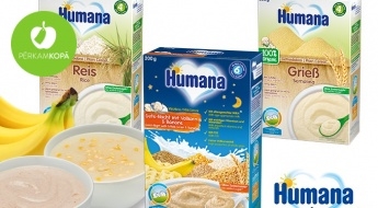 Вкусно и полезно! Комплекты детских БИО-каш от  "Humana"  - молочные и злаковые каши