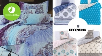 Augstas kvalitātes kokvilnas divpusēji gultas veļas komplekti dažādos izmēros un dizainos
