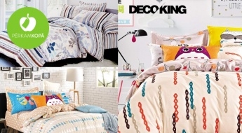 Augstas kvalitātes kokvilnas gultas veļas komplekti - dažādi dizaini un izmēri