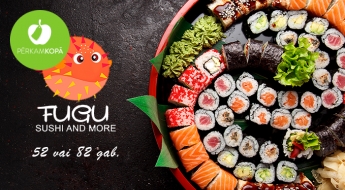 НОВИНКА! Великолепные скидки на любимый суши-сет SET TSUNAMI (52 шт.) или FUTUOKI (82 шт.)