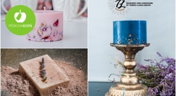 Radīts Latvijā! "TL Candles" sojas vaska sveces, aromātiskie vaski un kazas piena ziepes