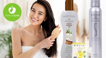 BIOSILK produkti matiem un ķermenim - sausais šampūns, matu un ķermeņa zīds