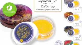 Radīts Latvijā! Zodiaka aromaterapijas ziepes un ķermeņa sviests ar īpašu ēterisko eļļu kombināciju katrai zīmei