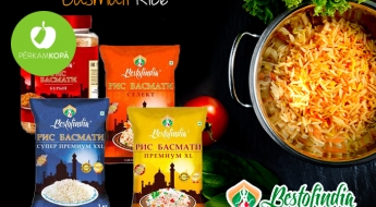 "Bestofindia" basmati rīsi - veselīgi, smaržīgi un gardi (1 kg)
