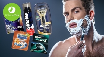 Pārbaudīta kvalitāte! GILLETTE skūšanās piederumu izpārdošana sievietēm un vīriešiem