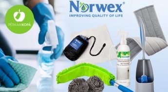 Izvēlies augstāko kvalitāti! Dabai un cilvēkiem draudzīgas NORWEX saimniecības, higiēnas u.c. preces