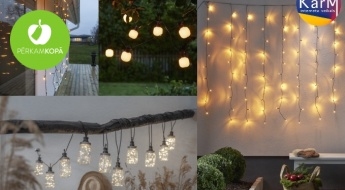 Patīkamai noskaņai Tavās mājās! LED virtenes lietošanai iekšteplās vai ārā - 18 skaisti dizaini