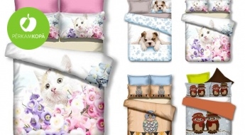 Мягкие комплекты постельного белья из микроволокна с животными - разные размеры и дизайны