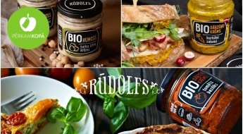Вкусная распродажа! БИО-продукция "Rūdolfs": вкусные фруктовые и овощные кремы, смузи, кетчупы и варенье