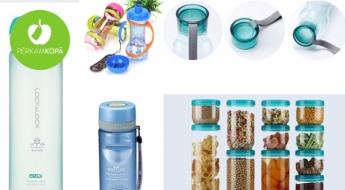 "Lock&Lock" vakuuma maisi, pārtikas uzglabāšanas trauki un dzērienu pudeles