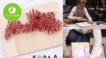 Radīts Latvijā! KOPAA radošais naglošanas komplekts bērniem - dažādi šabloni