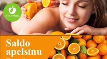 Nost ar stresu! Saldo apelsīnu SPA rituāls - pīlings, mazāža ar eļļu, tējas cermonija un aromterapija sejai u.c. 1 personai vai pārim