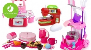 Для радостных игр! Комплект караоке, игрушечная швейная машинка,косметический столик и др. игрушки для малышей