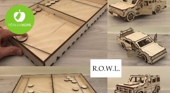 Сделано в Латвии! Деревянная настольная игра RIPU KAUJAS и различный конструктор автомобильных моделей