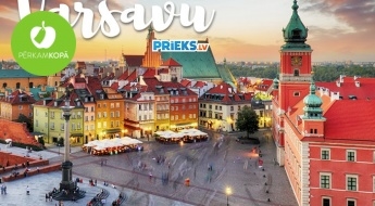 3 dienu tūre uz Varšavu - Varšavas vecpilsēta, "Karaliskās pilis", Kopernika zinātnes centrs, izdevīga iepirkšanās u.c. 06.10.