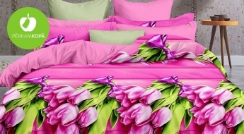 Lai koši sapnīši! Burvīgi gultas veļas komplekti ar košiem un skaistiem 3D ziedu rakstiem - dažādi dizaini un izmēri