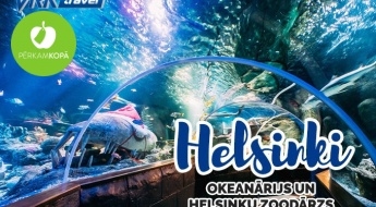 Pavadi burvīgu vasaras dienu Helsinkos, ar iespēju par papildu samaksu apmeklēt okeanāriju un Helsinku zoodārzu 22.-23.06.