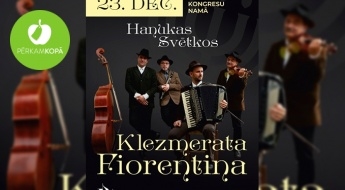 Koncerts Hanukas svētkos! Izcilā kvarteta "Klezmerata Fiorentina" priekšnesums Rīgas Kongresu namā 23.12.