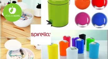 РАСПРОДАЖА коллекции SPIRELLA: инновационные дизайнерские контейнеры для хранения предметов, урны для отходов и другие товары