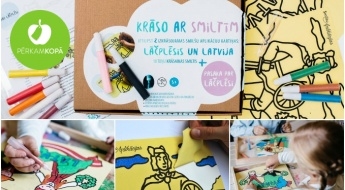 Сделано в Латвии! Комплекты по раскрашиванию цветных аппликаций - интересное занятие для детей и взрослых