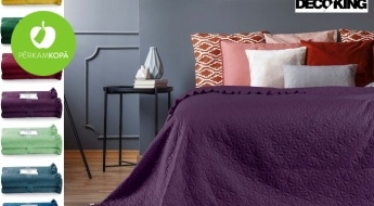Skaisti un kvalitatīvi gultas pārklāji dažādos izmēros ar volānu malu - brīnišķīgas krāsas