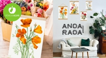 Весенний настенный декор ANDA RADA - 25 красивых дизайнов (A4 или A3)