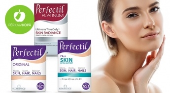 "Perfectil" skaistuma vitamīni un minerālvielas veselīgam ādas, matu un nagu izskatam