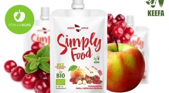Сделано в Латвии! Вкусное и полезное био-пюре и густые соки SIMPLY FOOD - 100% натуральный продукт