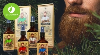 Сделано в Латвии! 100% натуральное масло для бороды "Bārdainis" - для блестящей, ароматной и быстро растущей бороды