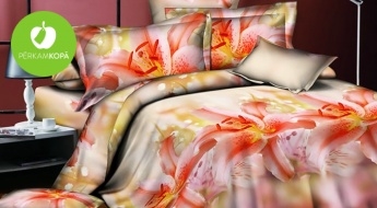 Для сладких снов на удобном постельном белье! Комплекты постельного белья с 3D изображением - с простыней или без (180 x 200 и 220 x 200 см)