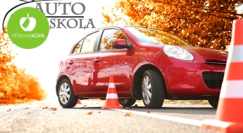 SIA "Autoskola" предлагает: теория на получение водительских прав В категории + площадка с фигурами в Риге или Елгаве