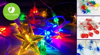 Для праздничной домашней атмосферы! Свечи и гирлянды с LED-лампочками разных форм