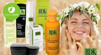 СДЕЛАННАЯ В ЛАТВИИ органическая грязевая косметика для лица, тела и волос от "BDK Laboratory"