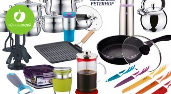 РАСПРОДАЖА! Кухонные товары PETERHOF: кастрюли, сковородки, чайники, термокружки и пр.