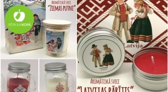 Сделано в Латвии! Латышские и др.свечи в баночках с крышкой - разные ароматы и дизайны