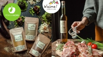 "Waime Spices" garšvielas un eļļa no Gruzijas: koriandrs, lauru lapas, garšaugu maisījumi u.c.