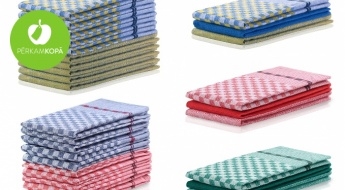 В комплекте выгоднее! Качественные, красивые и практичные хлопковые полотенца для кухни (50 x 70 см)