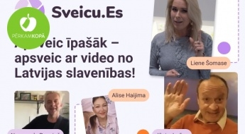 Поздравь по-особенному! Поздравь через видео от Латвийских знаменитостей! Нормундс Пауниньш, Лиене Шомасе и другие звезды