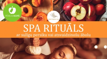 Сочный и ароматный персиковый или освежающий и расслабляющий яблочный СПА ритуал для блеска кожи и приятных ощущений
