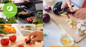 СКАНДИНАВСКОЕ КАЧЕСТВО! Кухонные ножи, точилка для ножа, сковородки, открывалки для бутылок  пр. от "Fiskars"