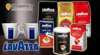 LAVAZZA kafijas pupiņas un maltā kafija