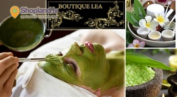 Boutique Lea: СПА тепария с зелёным чаем и жасминовым маслом (сауна, пилинг тела + массаж + обёртывание + ароматерапия лица)